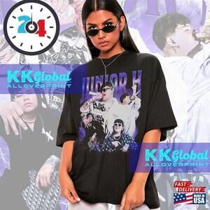 Junior H  T-Shirt Music Tour  Retro Shirt Peso Pluma Concerts Tee
